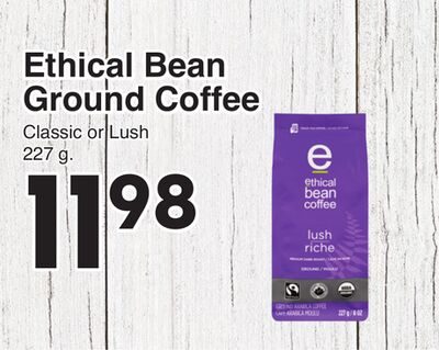 Ethical Bean Ground Coffee from AG Foods