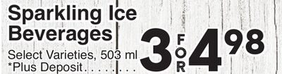 Sparkling Ice Beverages from AG Foods