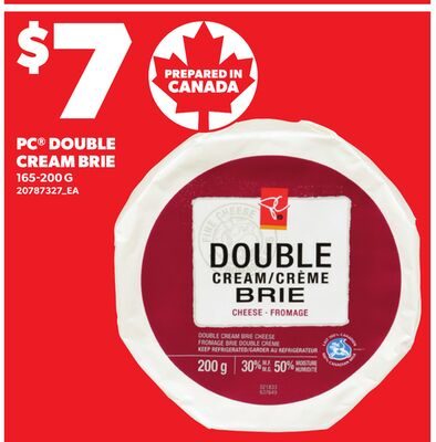 PC® DOUBLE CREAM BRIE from Your Independent Grocer