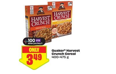 Quaker® Harvest Crunch Cereal from FreshCo