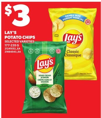 LAY'S POTATO CHIPS from Zehrs