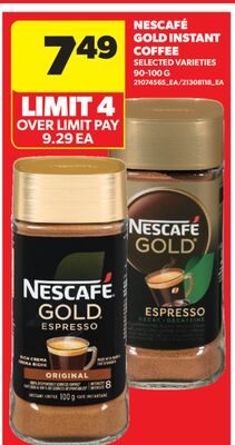 NESCAFÉ GOLD INSTANT COFFEE from Real Canadian Superstore