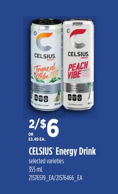 CELSIUS® ENERGY DRINK from Loblaws City Market