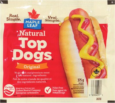 Maple Leaf Top Dogs Wieners from Thrifty Foods