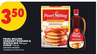 PEARL MILLING COMPANY PANCAKE & WAFFLE MIX, OR SYRUP from No Frills