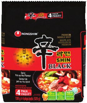 Nongshim ramen noodles from Walmart Canada