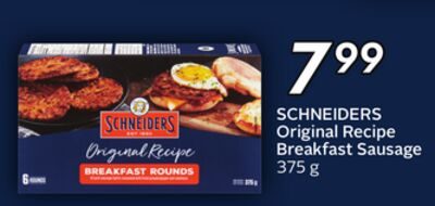 Original Recipe Breakfast Sausage from Safeway